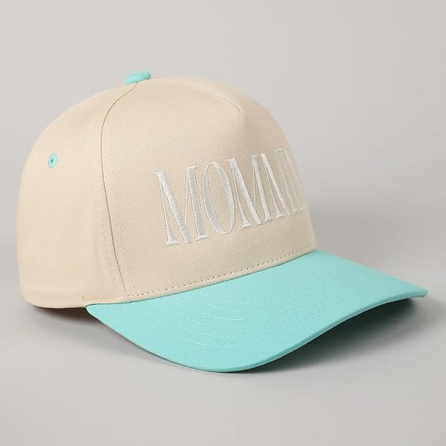 MIRMARU Two-Tone Vintage Canvas Trucker Hats for Men & Women, Adjustable Size Baseball Caps with Trendy Embroidered Design