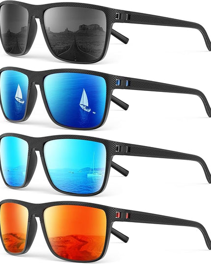 Sunglasses-Men Polarized Mens Sunglasses: Classic Women Sun Glasses UV Protection for Fishing Driving Golf