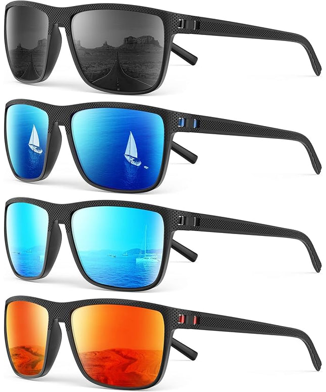 Sunglasses-Men Polarized Mens Sunglasses: Classic Women Sun Glasses UV Protection for Fishing Driving Golf
