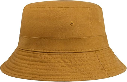 Hot Summer Bucket Hat - Trendy Cotton Sun Hat for Beach, Golf, Fishing - Fun Outdoor Vacation Boonie for Men and Women