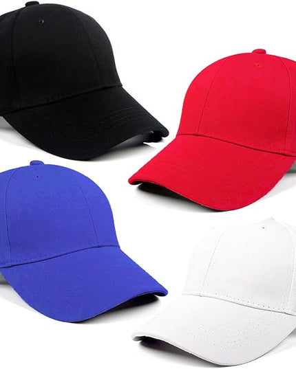 4 Pieces Toddler Baseball Hat Kid Baseball Cap Washed Cotton Adjustable Caps Hats for Boys Girls