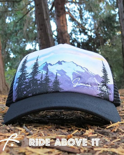 Grace Folly Foam Trucker Hat Snapback Mesh Baseball Cap for Men or Women