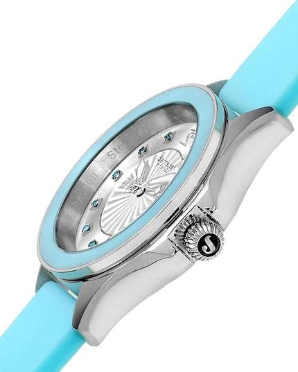 Steinhausen Arbon Collection Stainless Steel Silicone Interchangable Band Women's Watch