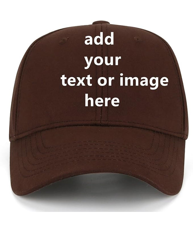 Custom Baseball Cap with Your Text for Men Women,Personalized Adjustable Trucker Caps Casual Sun Peak Hat for Gifts