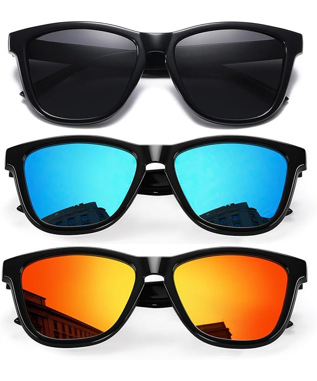 DANAMY Sunglasses Womens Polarized Sunglasses for Women Trendy Designer Mirrored UV400 Protection Sun Glasses