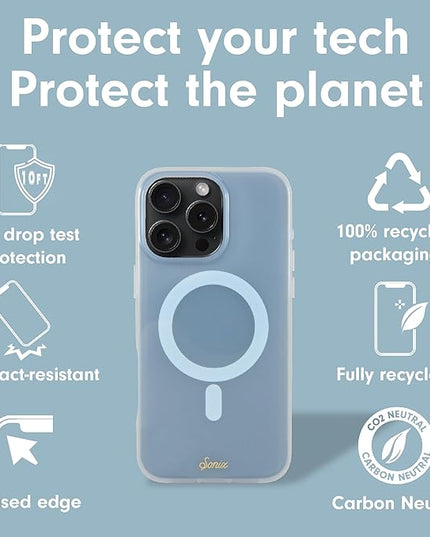 Sonix Case for iPhone 16 Pro | Compatible with MagSafe | 10ft Drop Tested | Jelly Sky Blue
