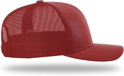 Richardson 112 Trucker Hat - Premium Adjustable Snapback Hat - Structured Six Panel Richardson Blank Caps