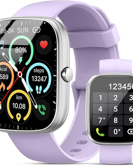 Fempoin Smart Watch, SmartWatch for Men Women Touch Screen Answer/Make Call, IP68 Waterproof 100+ Sport Activity Tracker, Fitness Tracker with Sleep Monitor/SpO2/Pedometer Heart Rate for Android iOS