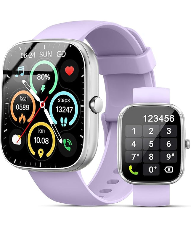 Fempoin Smart Watch, SmartWatch for Men Women Touch Screen Answer/Make Call, IP68 Waterproof 100+ Sport Activity Tracker, Fitness Tracker with Sleep Monitor/SpO2/Pedometer Heart Rate for Android iOS