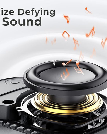 Tribit StormBox Micro 2 Wireless Portable Speaker: 10W Loud Deep Bass Sound, IP67 Waterproof Bike Speaker with Bluetooth 5.3, 12H Playtime, TWS Pairing for Camping Travel Hiking