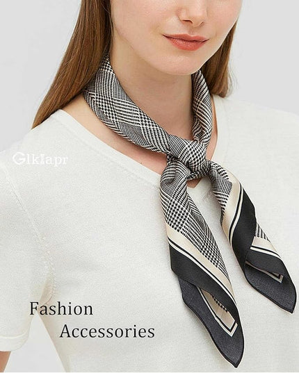 Satin Bandana Headscarf for Women Silky Hair Scarves for Fashion Lightweight