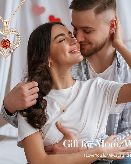 18K Rose Gold Necklaces for Women Birthday Gifts for Women Jewelry for Women Birthday Gifts for Wife Girlfriend Daughter Wife Birthday Gifts for Anniversary Mothers Day Christmas Valentines Gifts