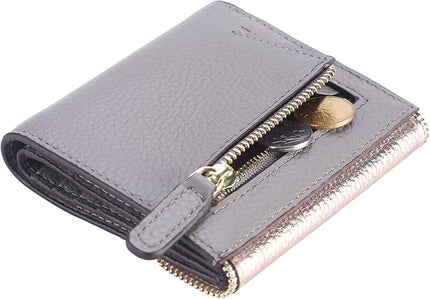 Lavemi Ultra Thin Small Compact Leather Womens Girls Wallets RFID Blocking Credit Card Holder for Women