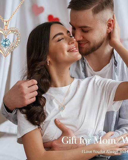 18K Rose Gold Necklaces for Women Birthday Gifts for Women Jewelry for Women Birthday Gifts for Wife Girlfriend Daughter Wife Birthday Gifts for Anniversary Mothers Day Christmas Valentines Gifts