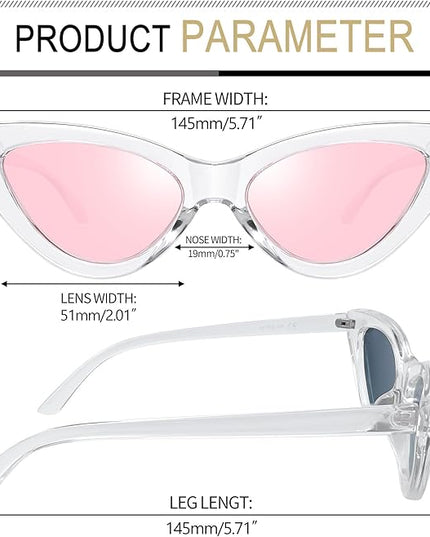 Joopin Polarized Cat Eye Sunglasses for Women Vintage Cateye Sun Glasses UV400 Protection