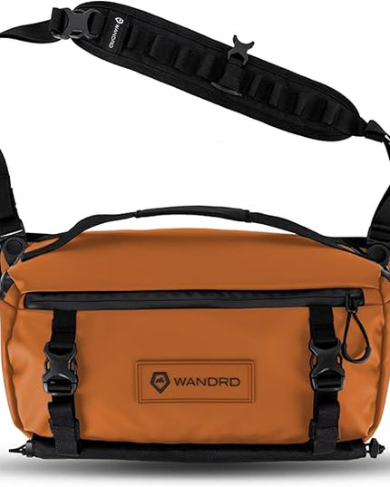 WANDRD ROGUE V1 9L Sling: Compact Camera Sling and Crossbody Bag with Fast Access, 3-Way Carry– Lightweight Everyday Bag Great for Travel, Photography, and Daily Use (Sedona Orange)