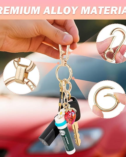 Phone Lanyard for Cellphone Case, Phone Wrist Strap for Case, With Lip Balm Holder Keychain Cap