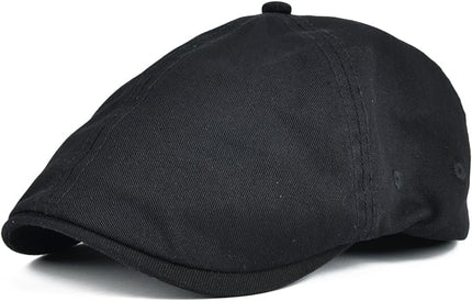 VOBOOM Cotton Washing Flat Cap Cabbie Hat Gatsby Ivy Irish Hunting Newsboy