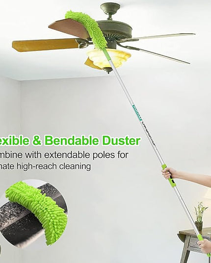 Wontolf 62'' Car Wash Brush with Long Handle Chenille Microfiber Car Wash Mop Mitt Kit Car Detailing Brush Cleaning Kit Window Squeegee Car Duster Drying Towels Tire Brush for Cars RV Truck Boat