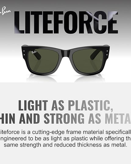 Ray-Ban Mens Rb4179 Liteforce Square Sunglasses