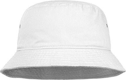 Falari Men Women Unisex Cotton Bucket Hat 100% Cotton Packable for Travel Fishing Hunting Summer Camp