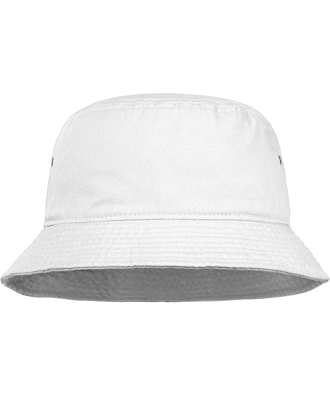 Falari Men Women Unisex Cotton Bucket Hat 100% Cotton Packable for Travel Fishing Hunting Summer Camp
