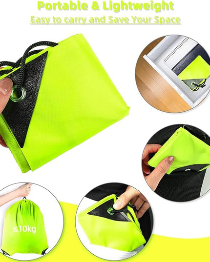GoodtoU Drawstring Bags, Drawstring Backpack for Sport, Traveling, Team (60Pcs, Fluorescent Green)