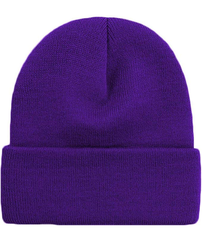 ZOORON 1&2 Pack Beanie for Men Women Slouchy Beanie Hats Winter Knit Caps Soft Ski Hat Unisex