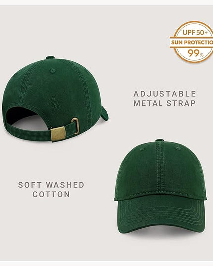 CHOK.LIDS Everyday Premium Dad Hat Unisex Cotton Baseball Cap for Men and Women Adjustable Lightweight Polo Style Curved Brim