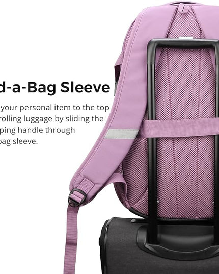 Swissdigital Design Laptop Backpack with USB Charging Port, Travel Backpack Fits 15.6 inches Computer, 31L College School Backpack for Men, Pink Camo | SD803-93