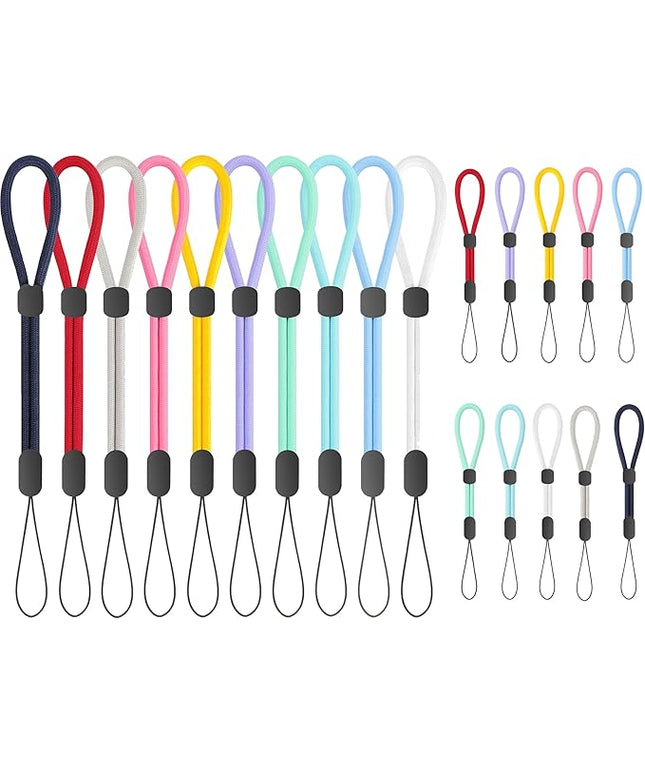 Hand Wrist Strap Lanyard, Adjustable Nylon Colorful for Mobile Phone, Camara, USB Flash Drive, ID Name Tag Badge