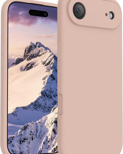 FireNova Magnetic for iPhone Air Case, Compatible with MagSafe, [Integrated Silicone Camera Control Button] [Camera Protection] Microfiber Lining Phone Case for iPhone 17 Air, 6.5", Pinksand