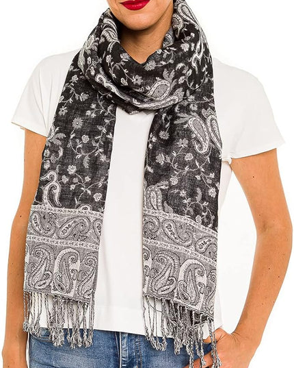 Scarf for Women Spanish Design Elegant Long Shawl Scarves for Summer Fall