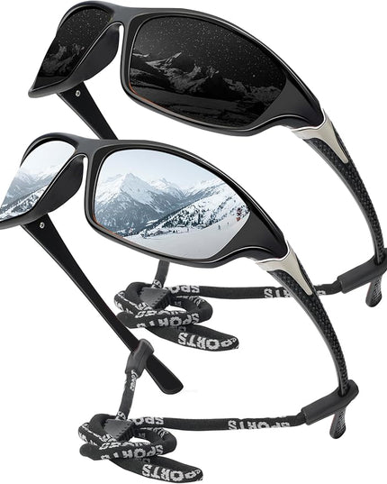 KALIYADI 4 Pack Polarized Sunglasses-Men Sports Sun-glasses: Mens Sunglasses UV Protection for Fishing Driving Cycling