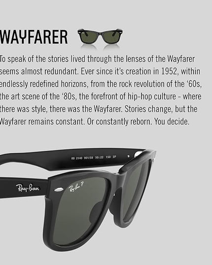 Ray-Ban RB2140 Original Wayfarer Square Sunglasses