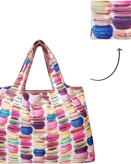 allydrew Large Foldable Tote Nylon Reusable Grocery Bags