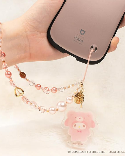 iFace Hello Kitty and Friends Beaded Wristlet Universal Charm Strap [Latte Bear Series] – Cute Wrist Strap for Cell Phone Camera Keys AirPods