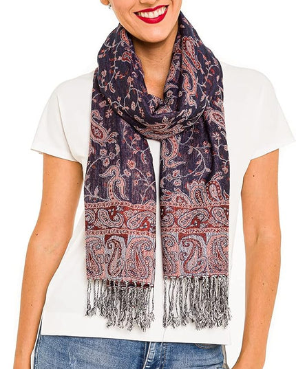 Scarf for Women Spanish Design Elegant Long Shawl Scarves for Summer Fall