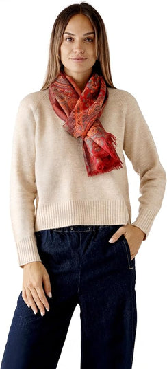Scarf for Women Spanish Design Elegant Long Shawl Scarves for Summer Fall