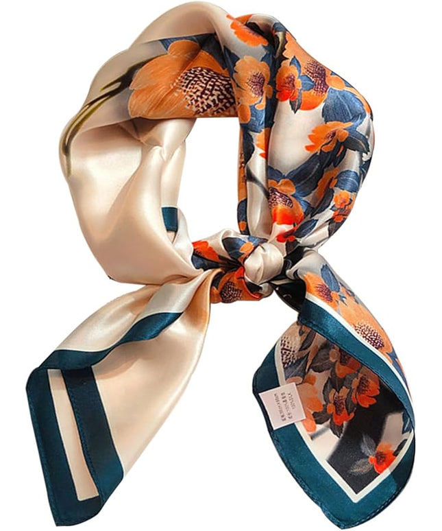 Dailyacc Hair Bandanas Scarf For Women Lightweight Fashion Neck Silk Satin Head Scarves For Sleeping Handbags Scarf