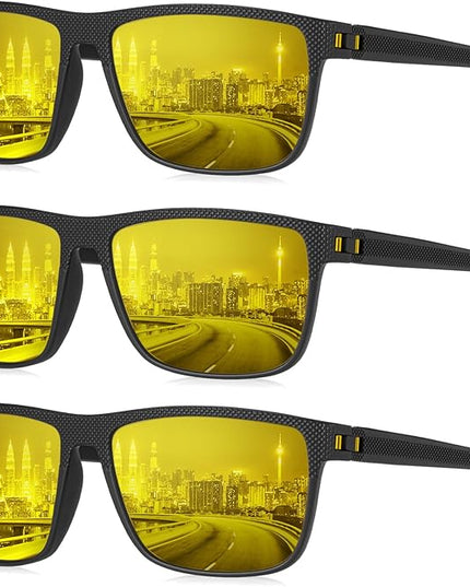 KALIYADI Polarized Sunglasses for Men, Lightweight Sun Glasses with UV Protection for Driving Fishing Golf