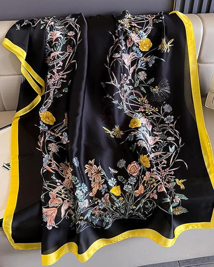 Silk Scarf Mulberry Silk Fashion Scarves Long Lightweight Shawl Wrap …