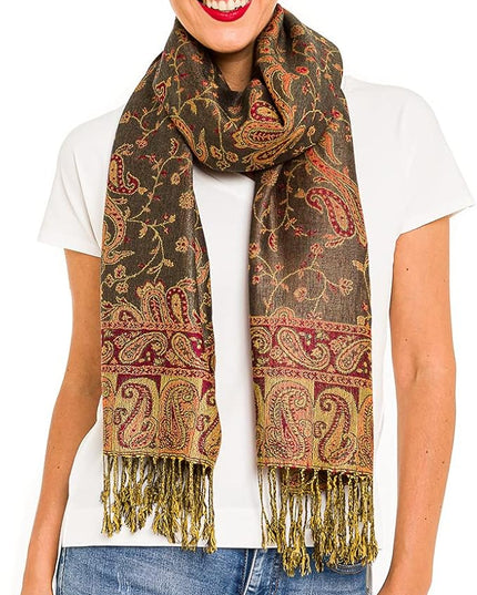 Scarf for Women Spanish Design Elegant Long Shawl Scarves for Summer Fall