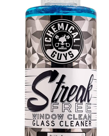 Chemical Guys CLD30016 Streak Free Glass & Window Cleaner (Works on Glass, Windows, Mirrors, Navigation Screens & More; Car, Truck, SUV and Home Use), Ammonia Free & Safe on Tinted Windows, 16 fl oz