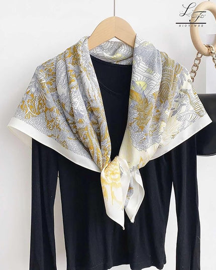Satin Bandanas Head Scarf For Women Hair Scarves Accessories Lightweight Fashion Wrap Neck Silk Sleeping Headscarf