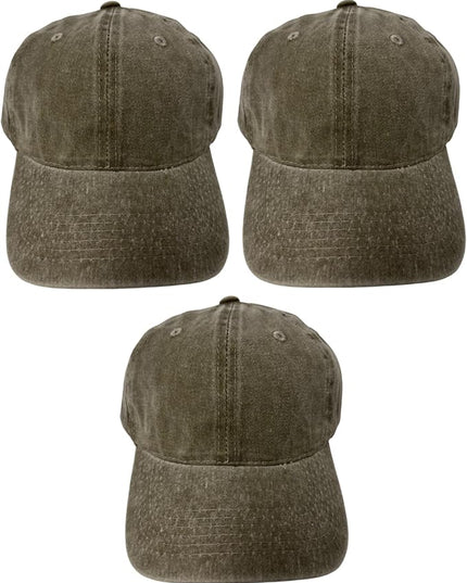 Roytrense Unisex 100% Cotton Washed Low Profile Dad Hat - Adjustable Baseball Cap for Outdoor Activities