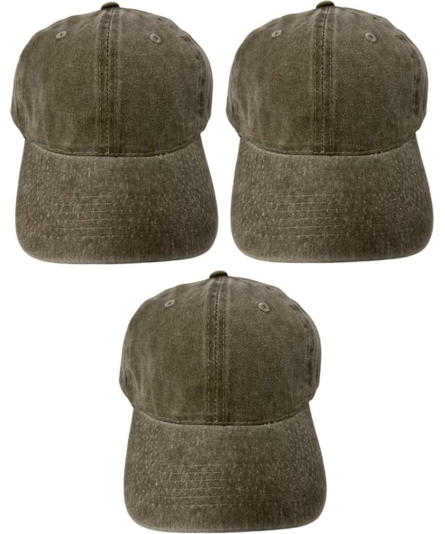 Roytrense Unisex 100% Cotton Washed Low Profile Dad Hat - Adjustable Baseball Cap for Outdoor Activities