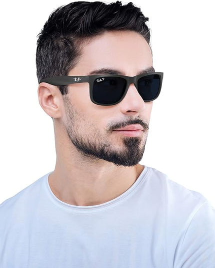 Ray-Ban RB4165 Justin Rectangular Sunglasses
