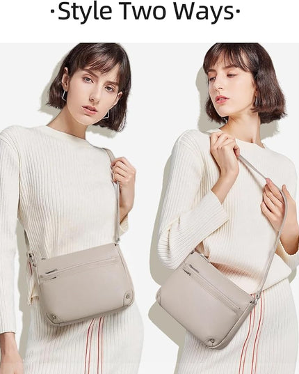 WESTBRONCO Crossbody Bags for Women, Medium Size Shoulder Handbags, Satchel Purse with Multi Zipper Pocket