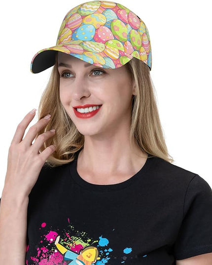 St. Patrick's Day Baseball Cap for Men Women Flower Print Sport Outdoor Travel Trucker Hat Sun Protection Dad Hats